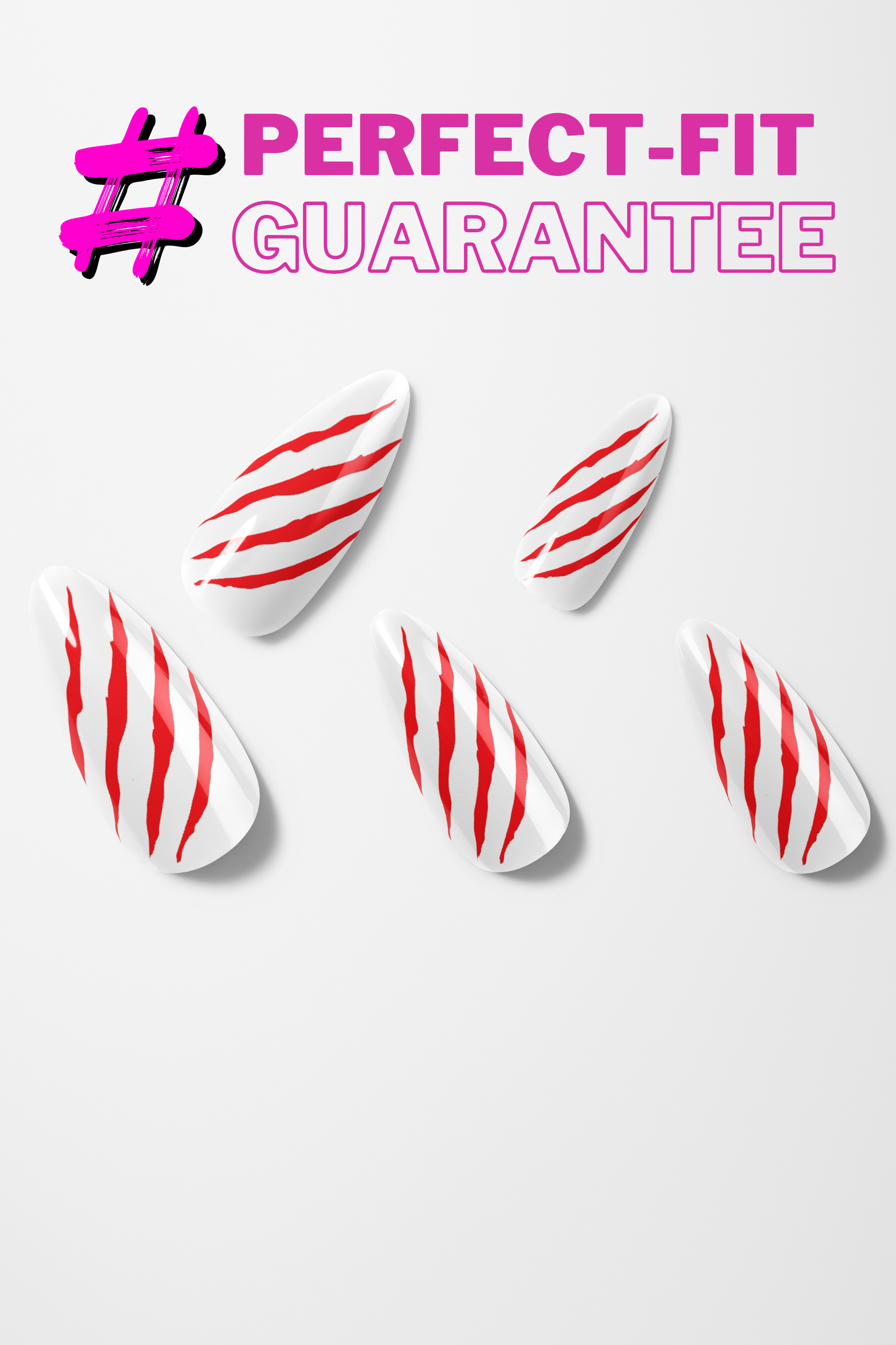 Scarlet Strike – Premium Press-On Nails