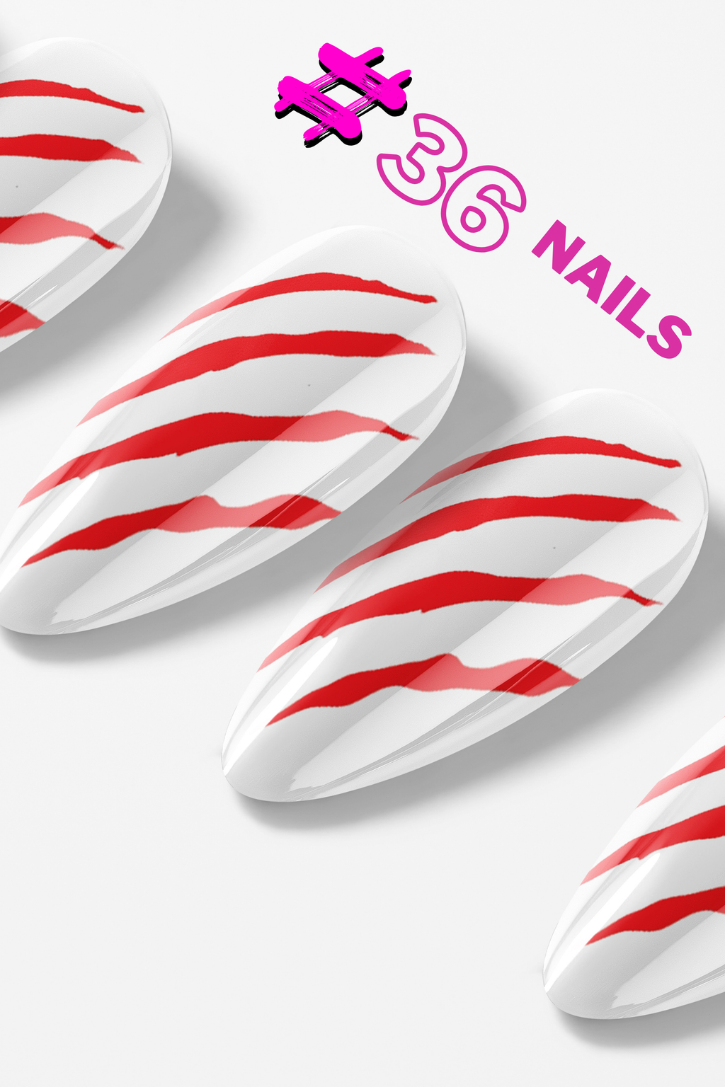 Scarlet Strike – Premium Press-On Nails