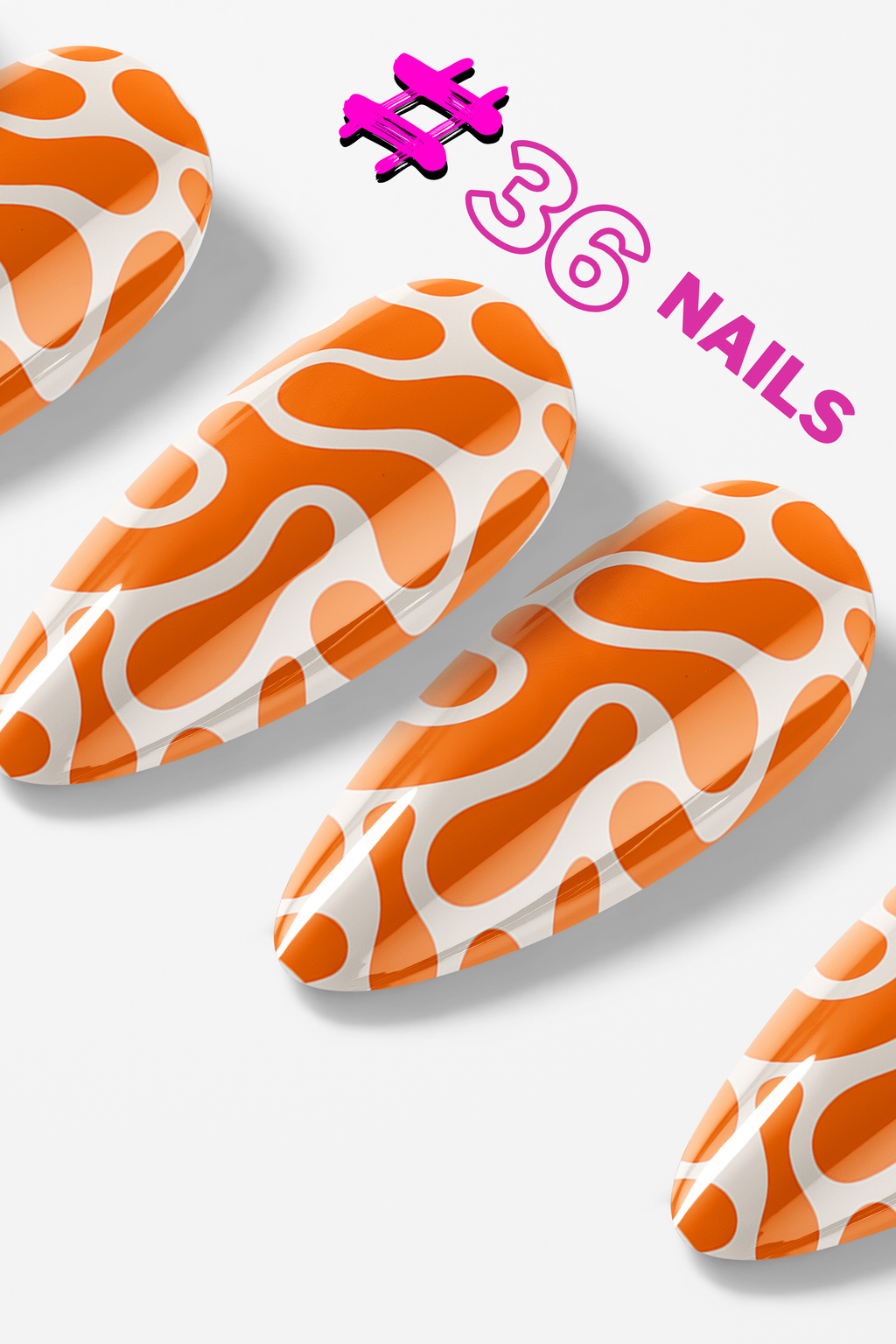 Sunset Swirl – Premium Press-On Nails