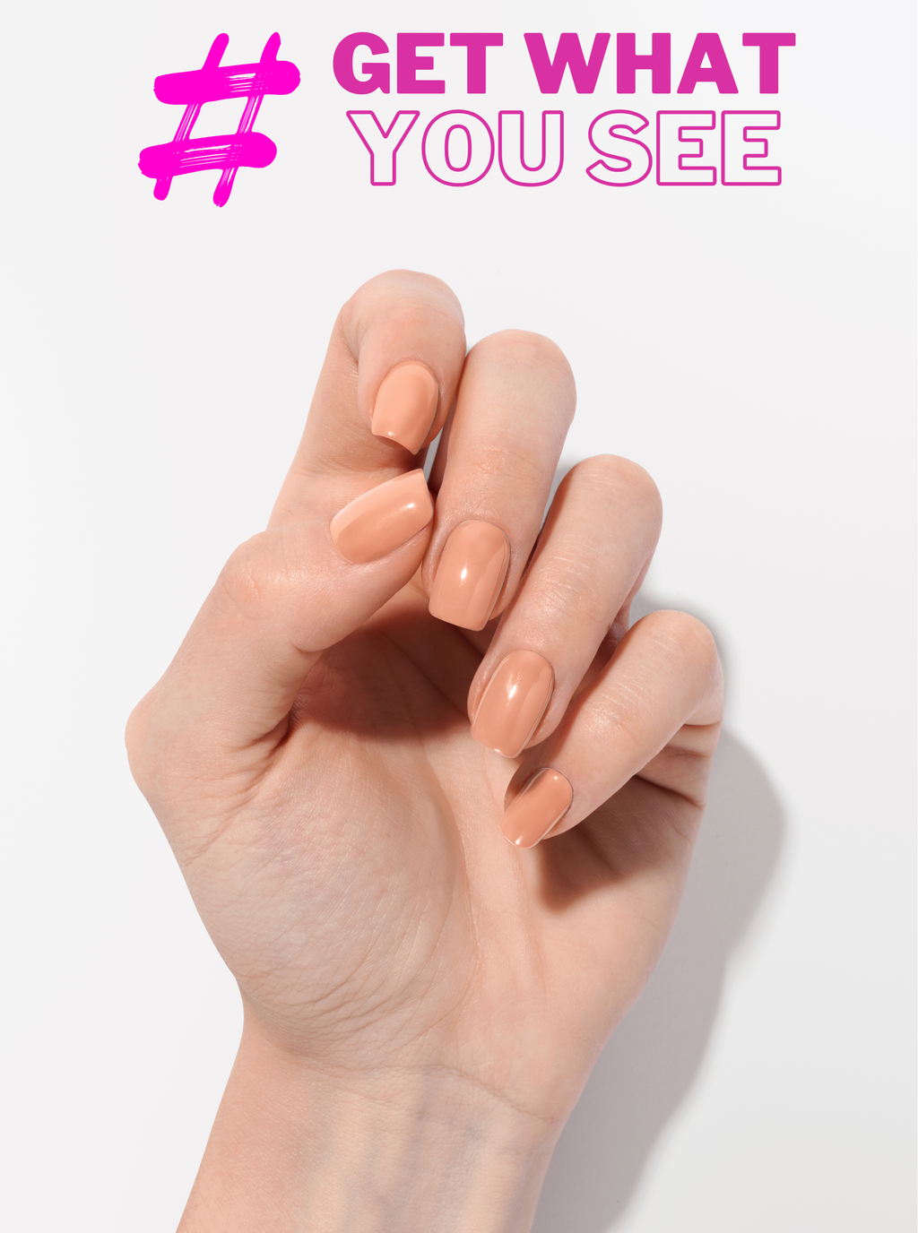 Apricot Glow – Premium Press-On Nails