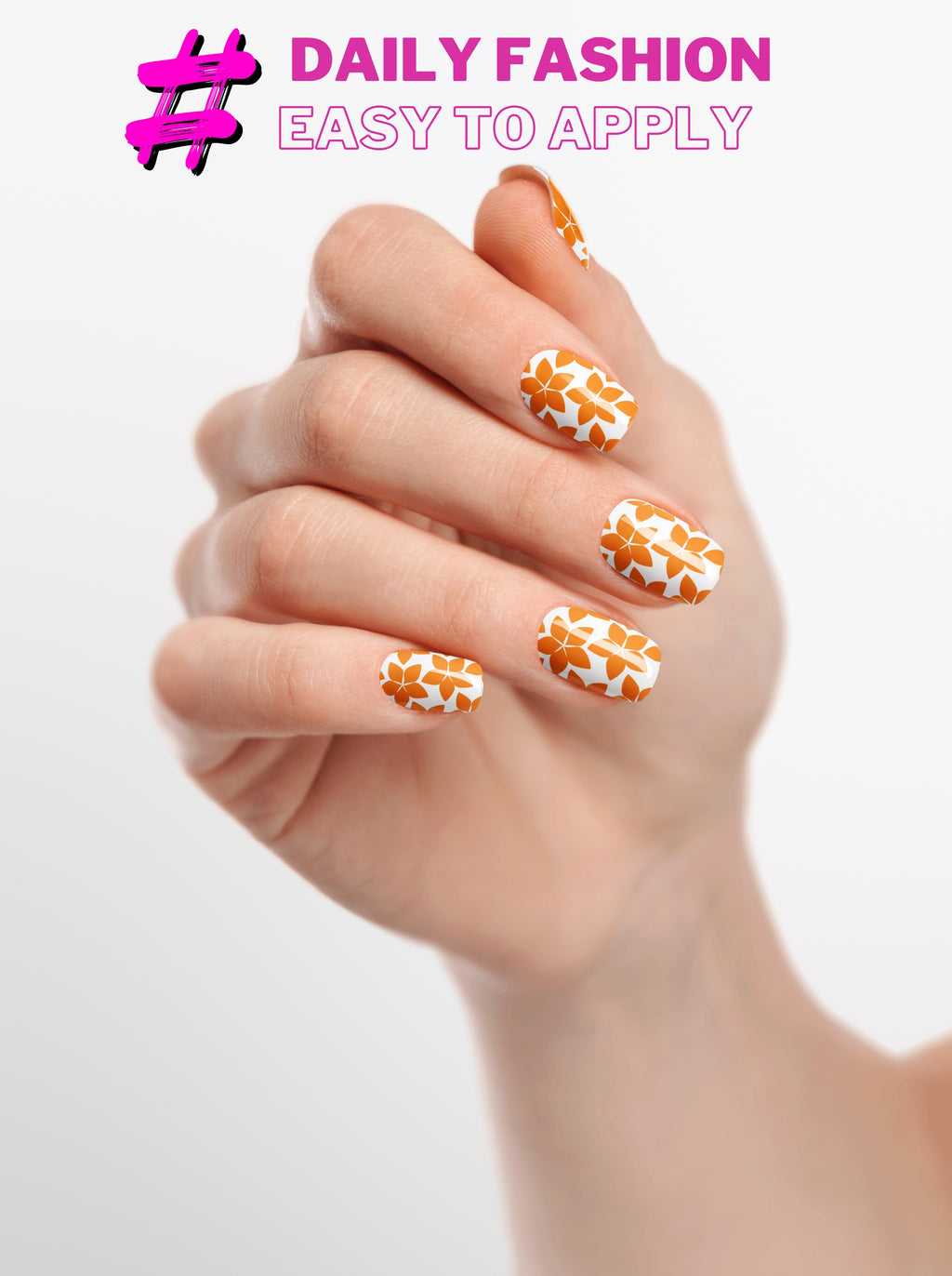 Citrus Bloom – Premium Press-On Nails