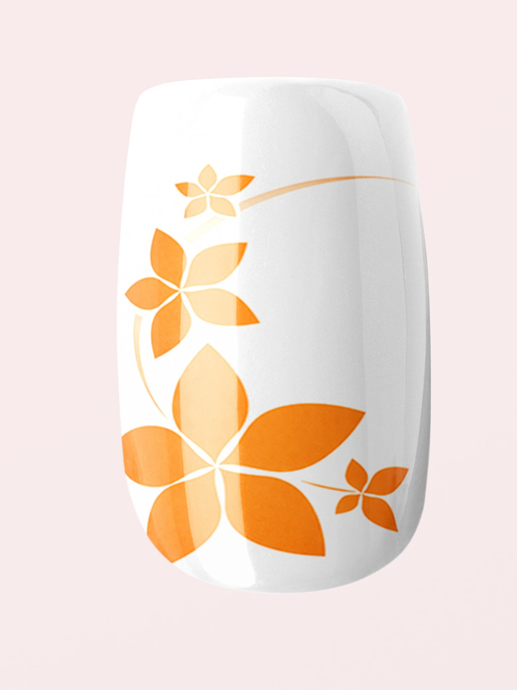 Amber Blossom Trail – Premium Press-On Nails