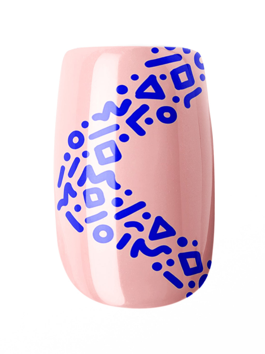 Electric Geo Pop – Premium Press-On Nails