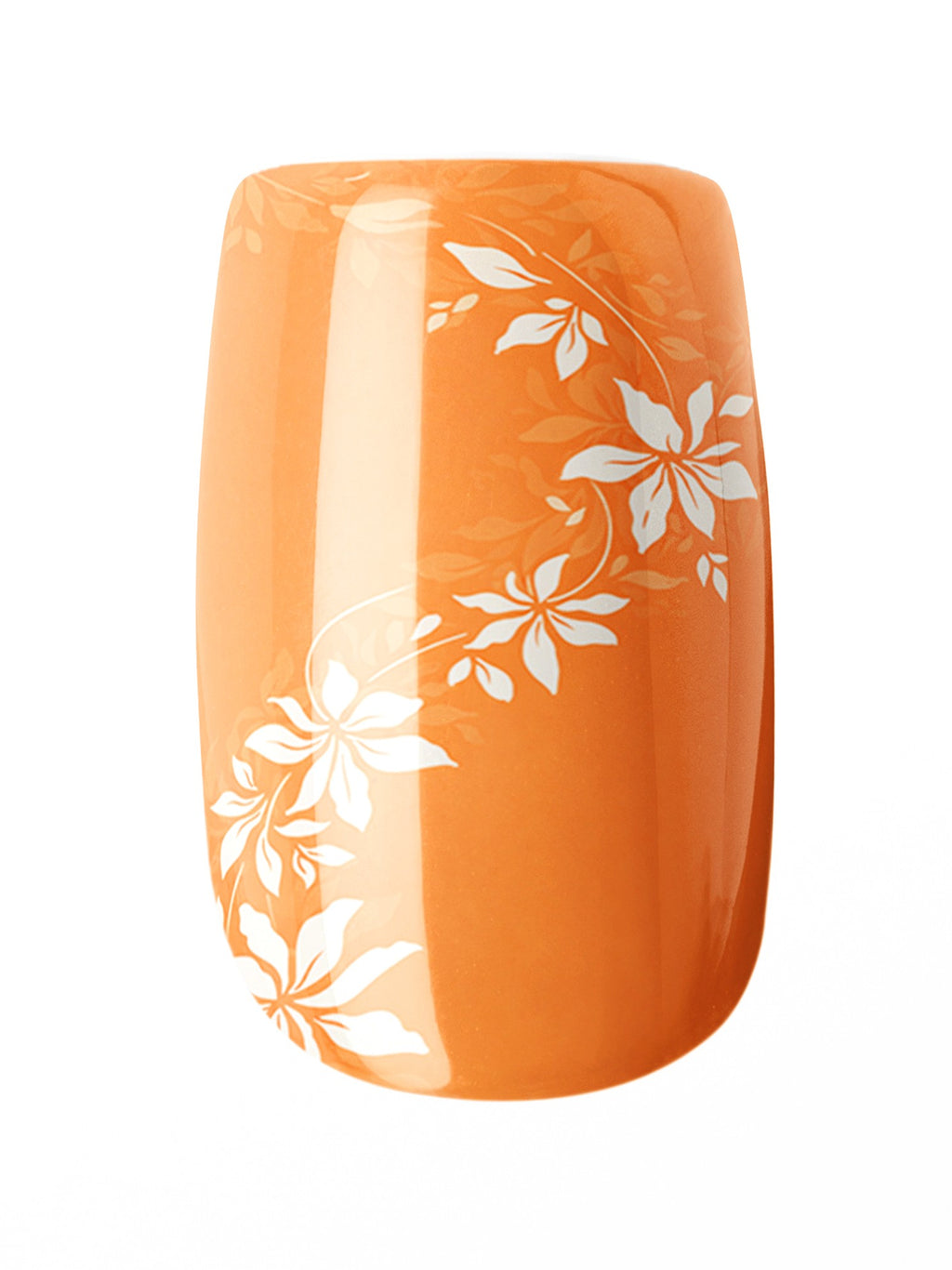 Sunset Floral Veil – Premium Press-On Nails