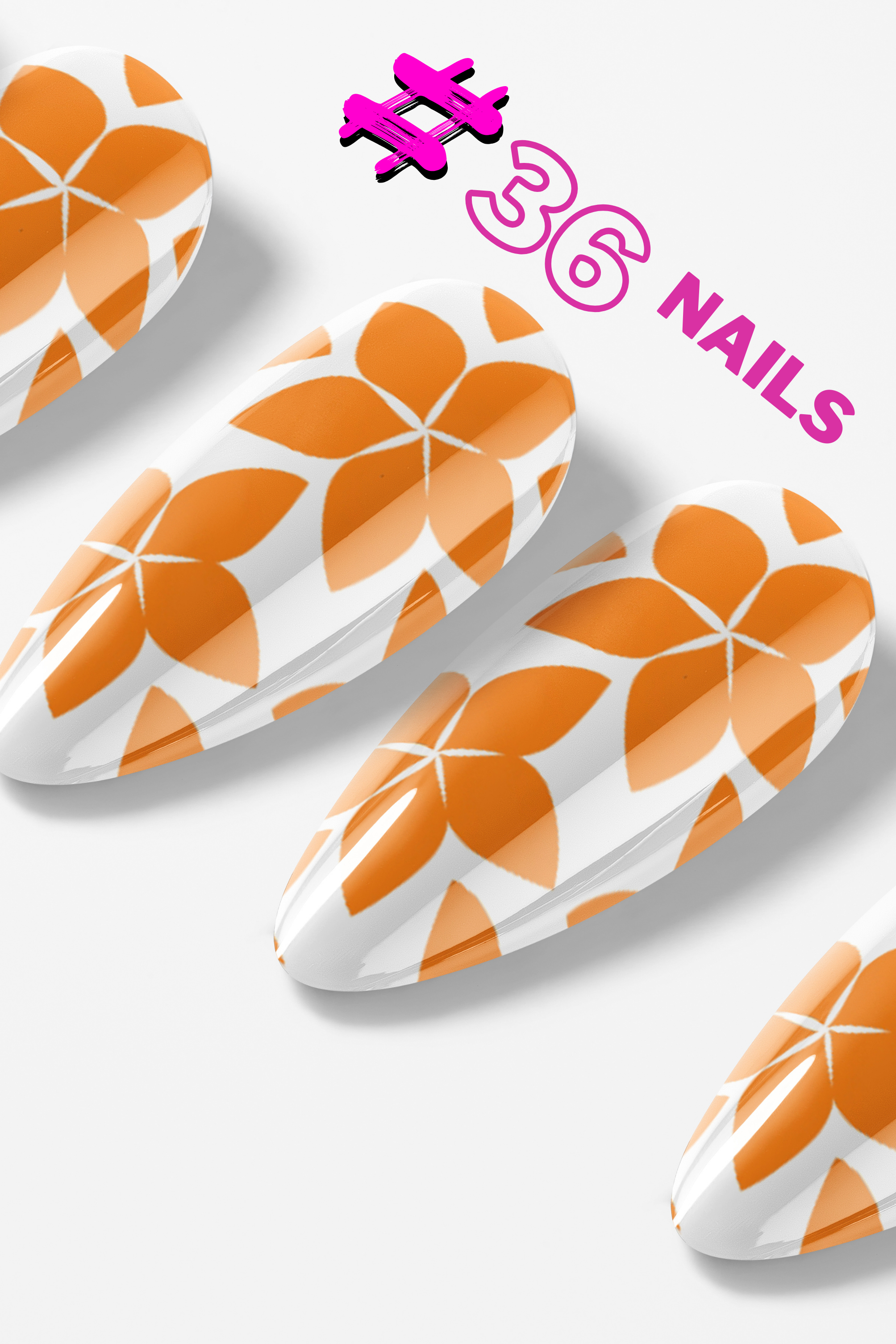 Citrus Bloom – Premium Press-On Nails
