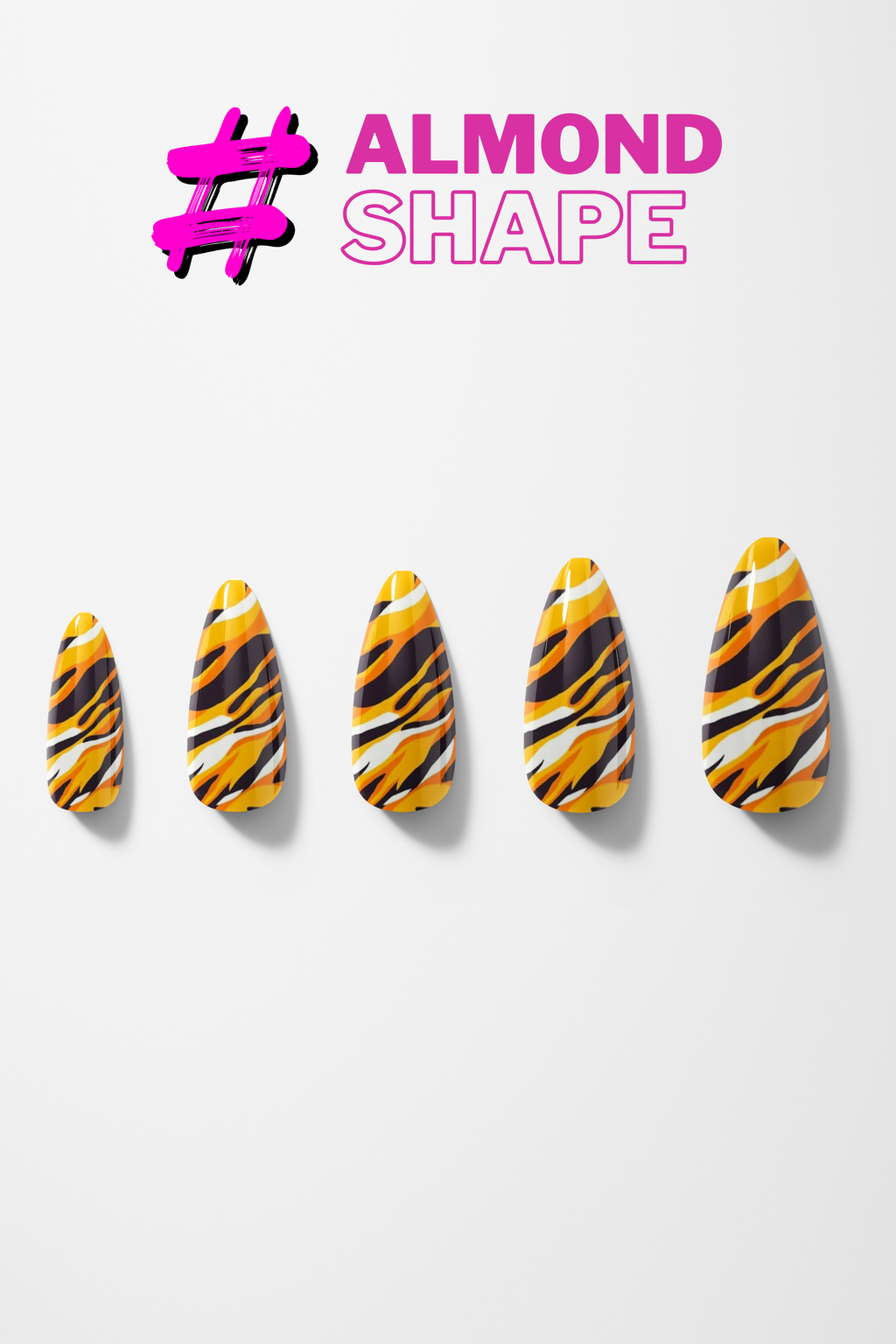 Golden Tiger – Premium Press-On Nails