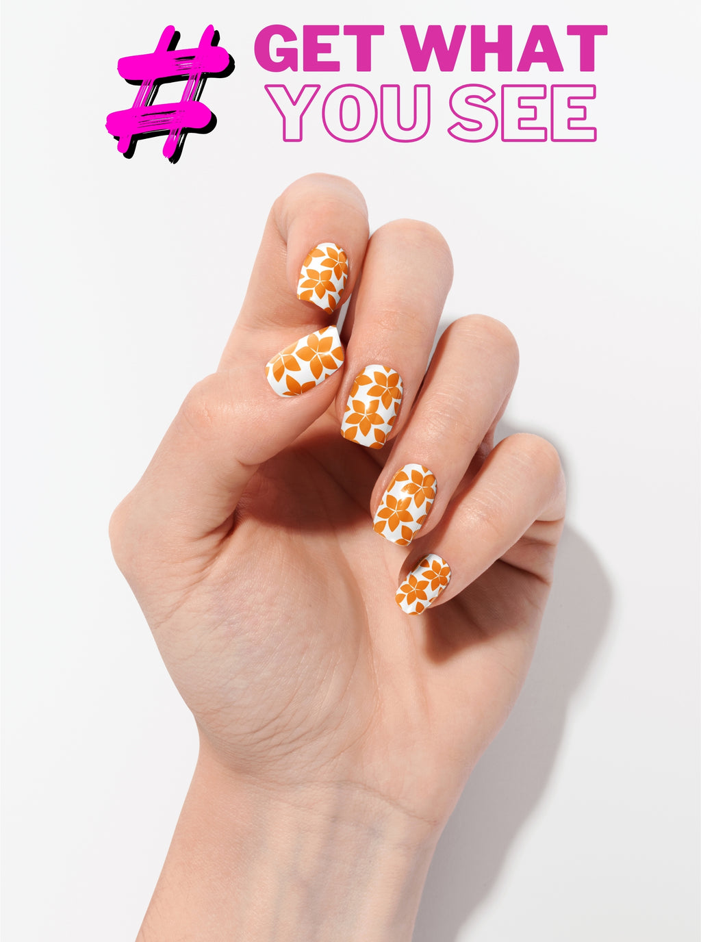 Citrus Bloom – Premium Press-On Nails